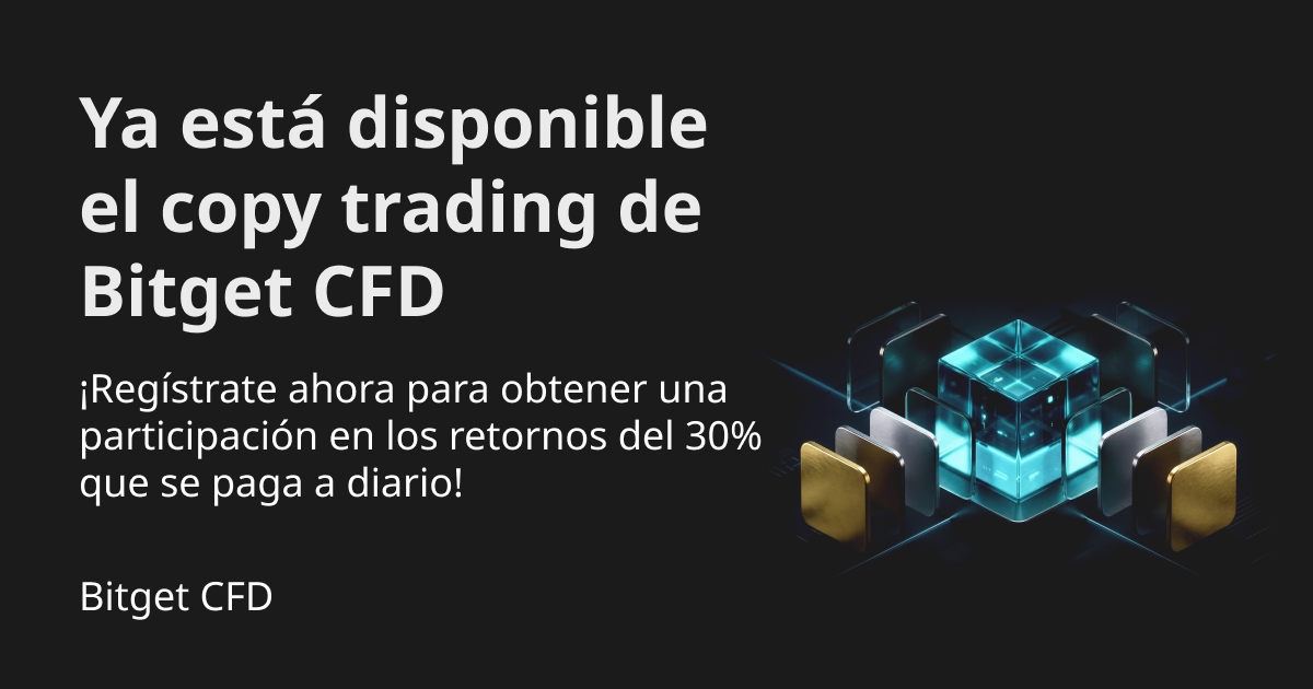 El copy trading de Bitget CFD ya está disponible