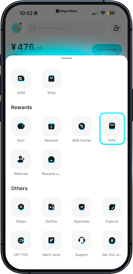 Presentes cripto da Bitget Wallet: como funcionam, enviar e resgatar image 2