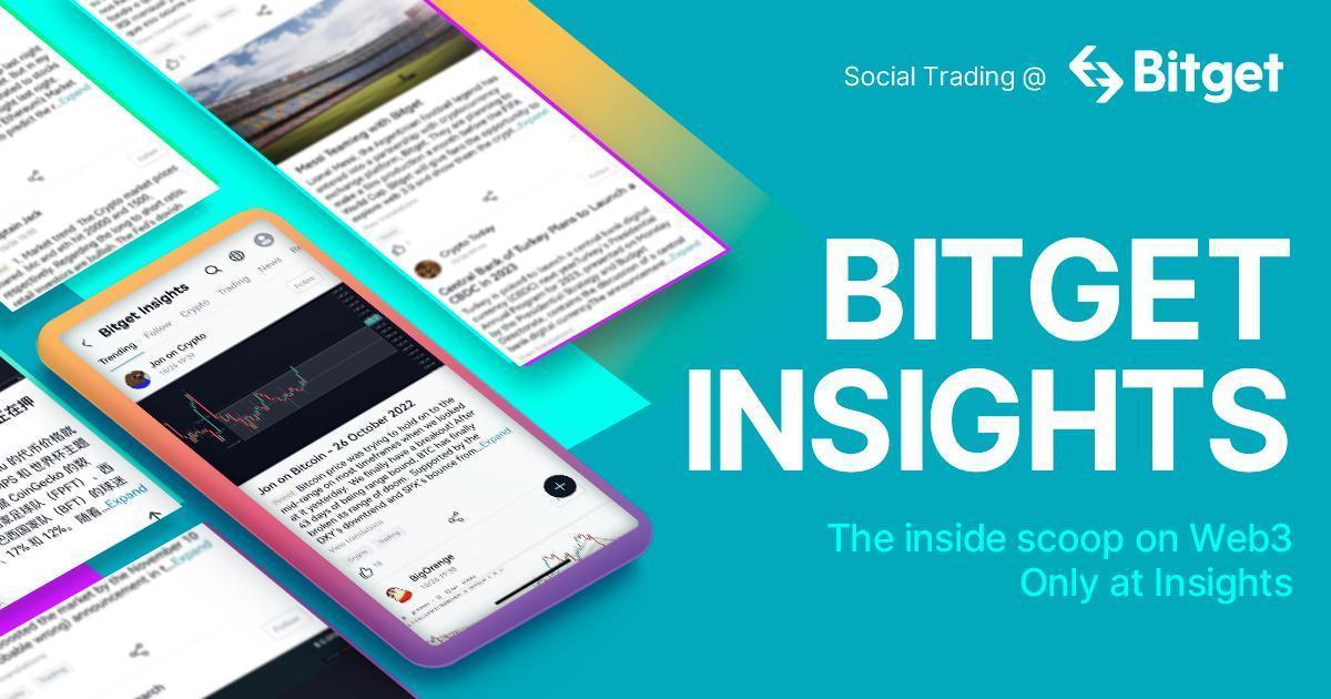 Bitget lança Bitget Insights para aprimorar iniciativas de trading social