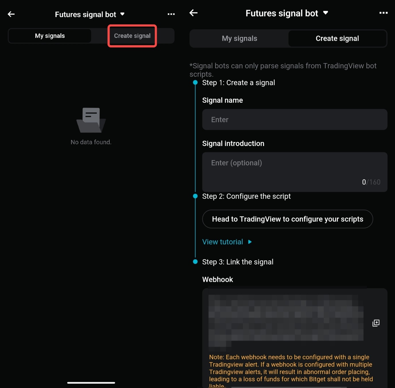 Futures Signal Bot on Bitget - Mobile App Guide