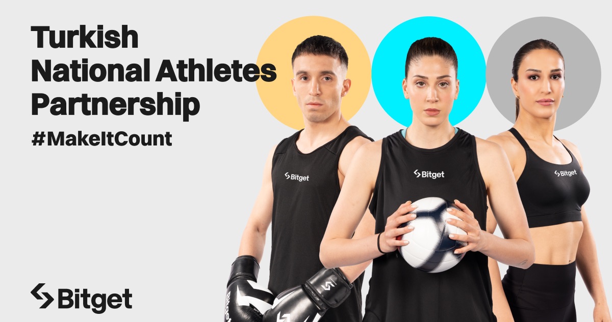 Bitget Partners with Three Turkish National Athletes under the #MakeItCount Campaign