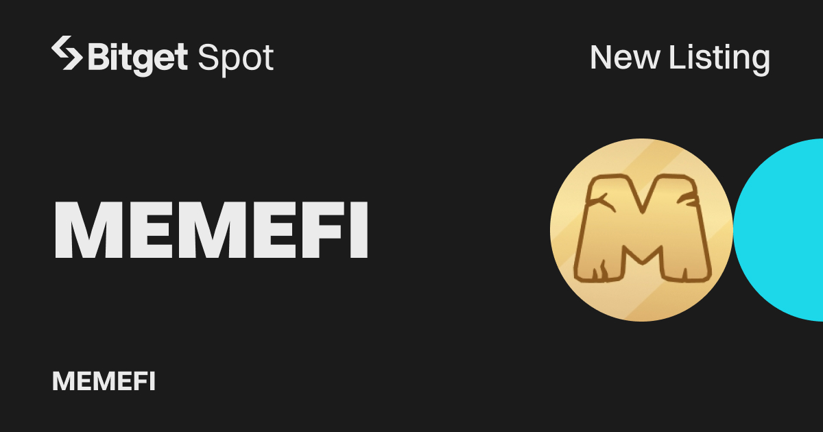 Bitget Introduces TON-based MEMEFI (MEMEFI) Token with Over 35 Million Tokens in Promotions