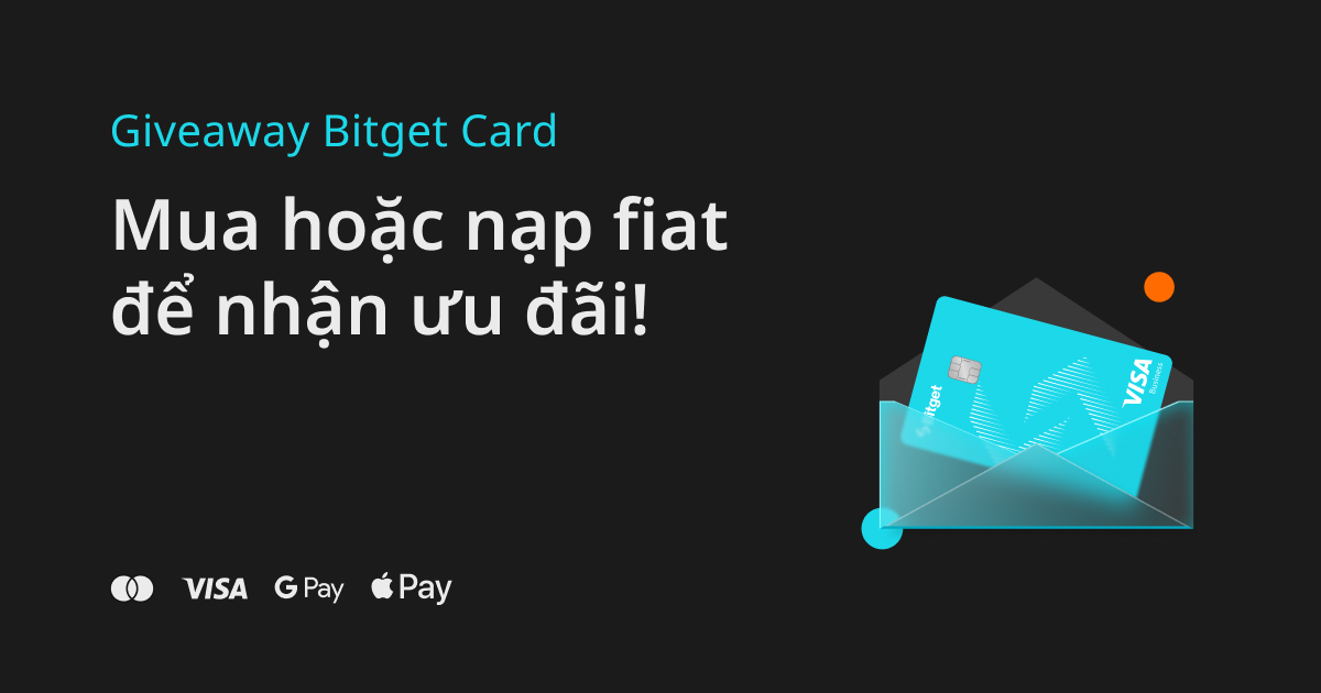 Giveaway Bitget Card: Mua hoặc nạp fiat để nhận ưu đãi! image 0