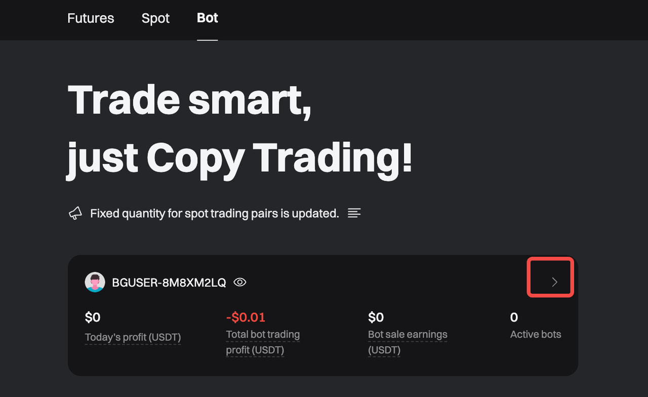 How to Do Bot Copy Trading on Bitget? - Website Guide image 2