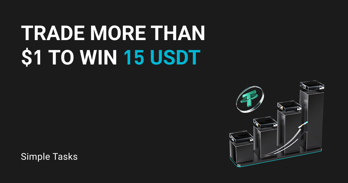 Trade More Than $1 to Win 15 USDT