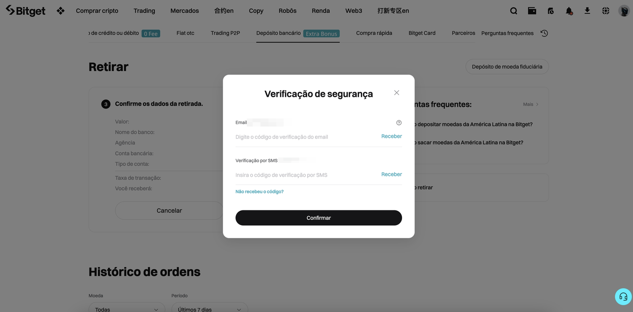 Como retirar reais (BRL) na Bitget? image 4