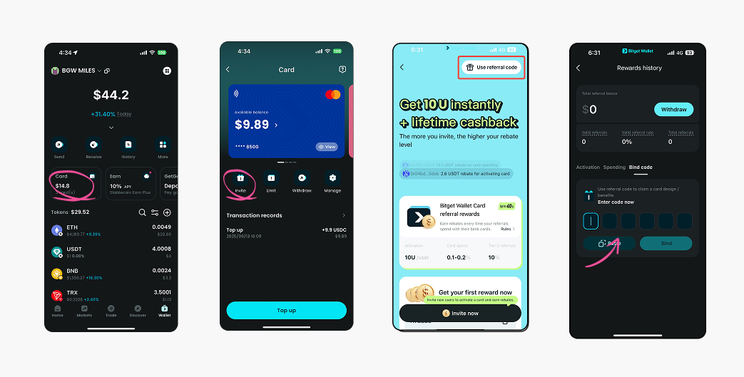 How to Get Your Personalized Bitget Wallet Card image 1