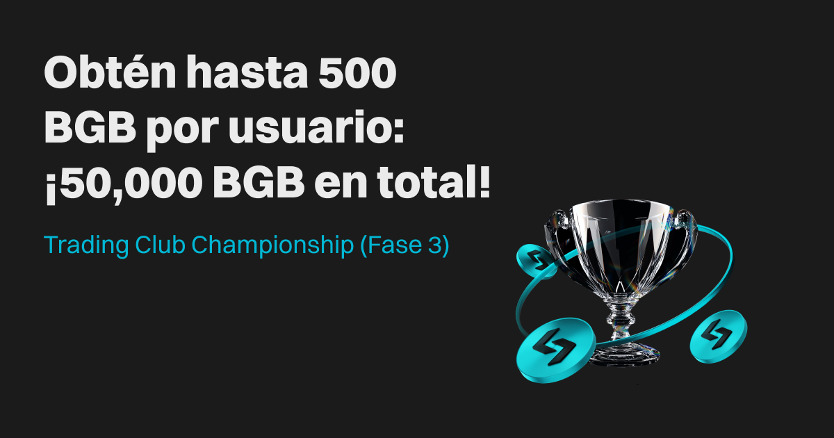 Bitget Trading Club Championship (Fase 3): ¡Gana una parte de 50,000 BGB, hasta 500 BGB por usuario! image 0