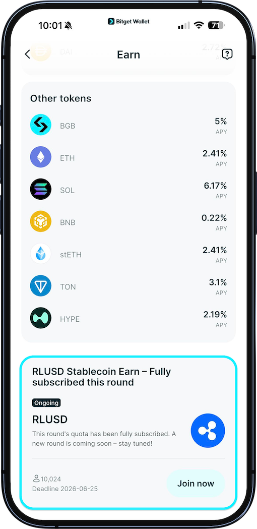 Earn with Bitget Wallet – How to secure 2%–6% APY on your crypto image 3