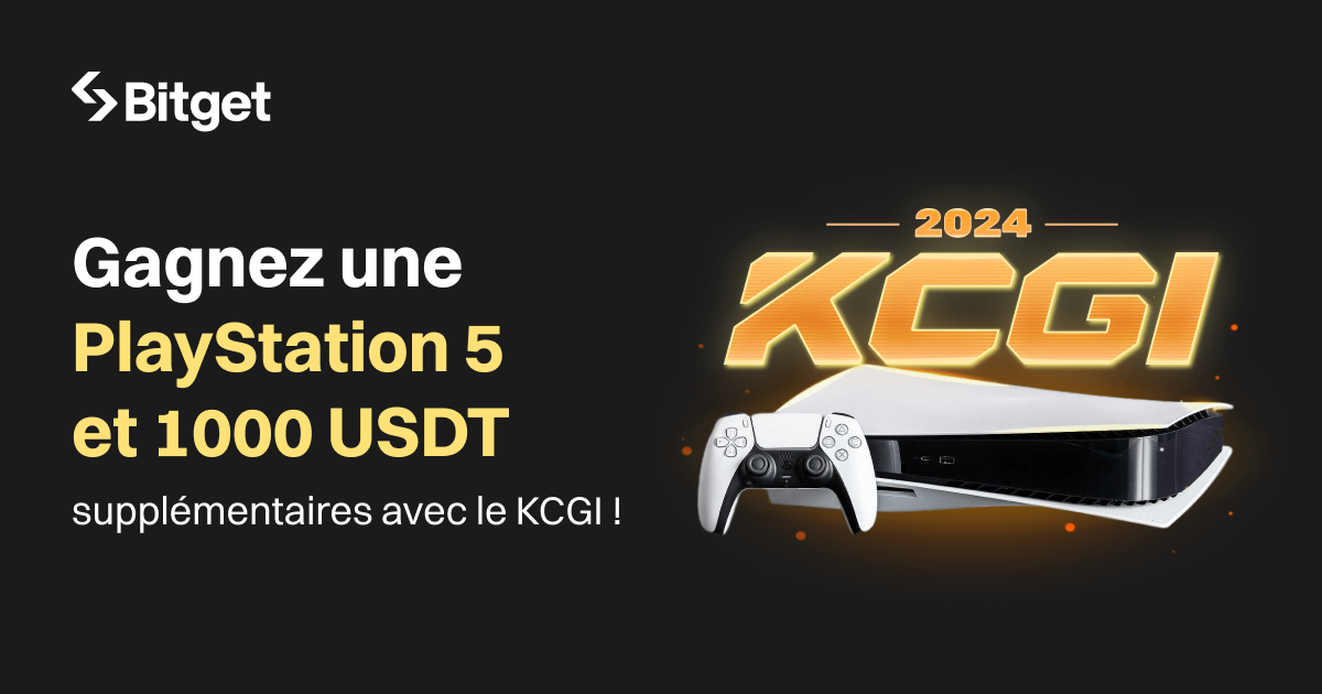 Gagnez une PlayStation 5 et 1000 USDT supplémentaires avec le KCGI ! image 0