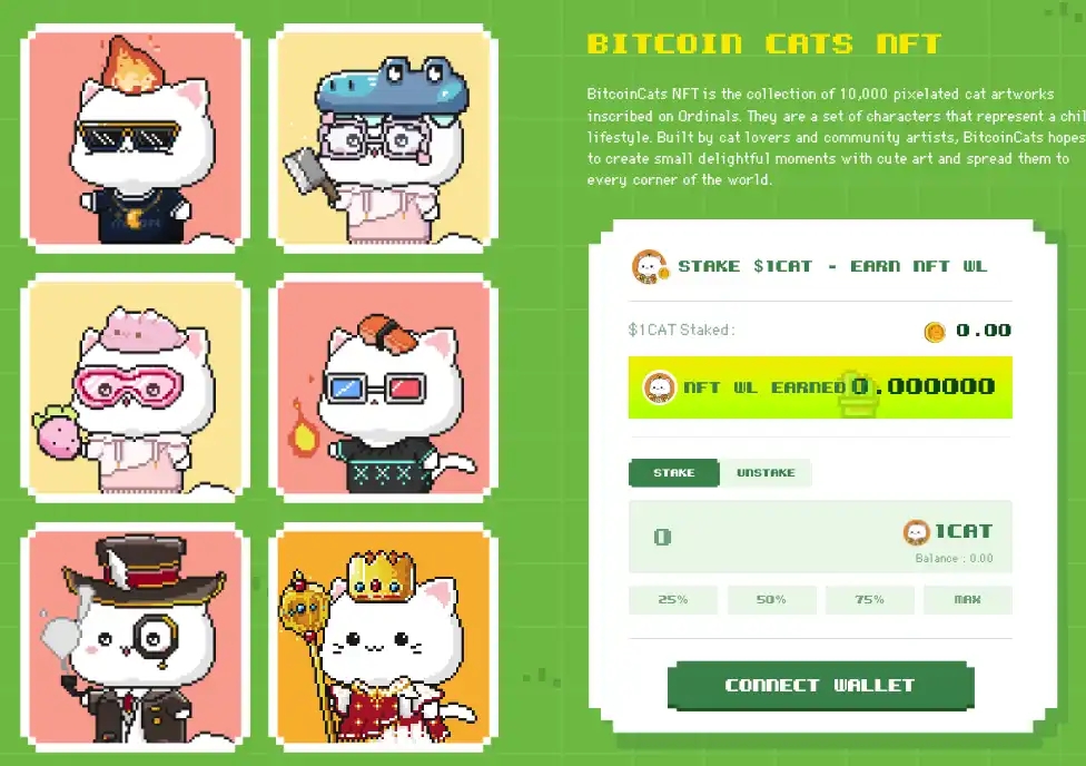 IDO超募1亿美元、开盘价格翻10倍，比特币链游Bitcoin Cats为什么火？ image 0