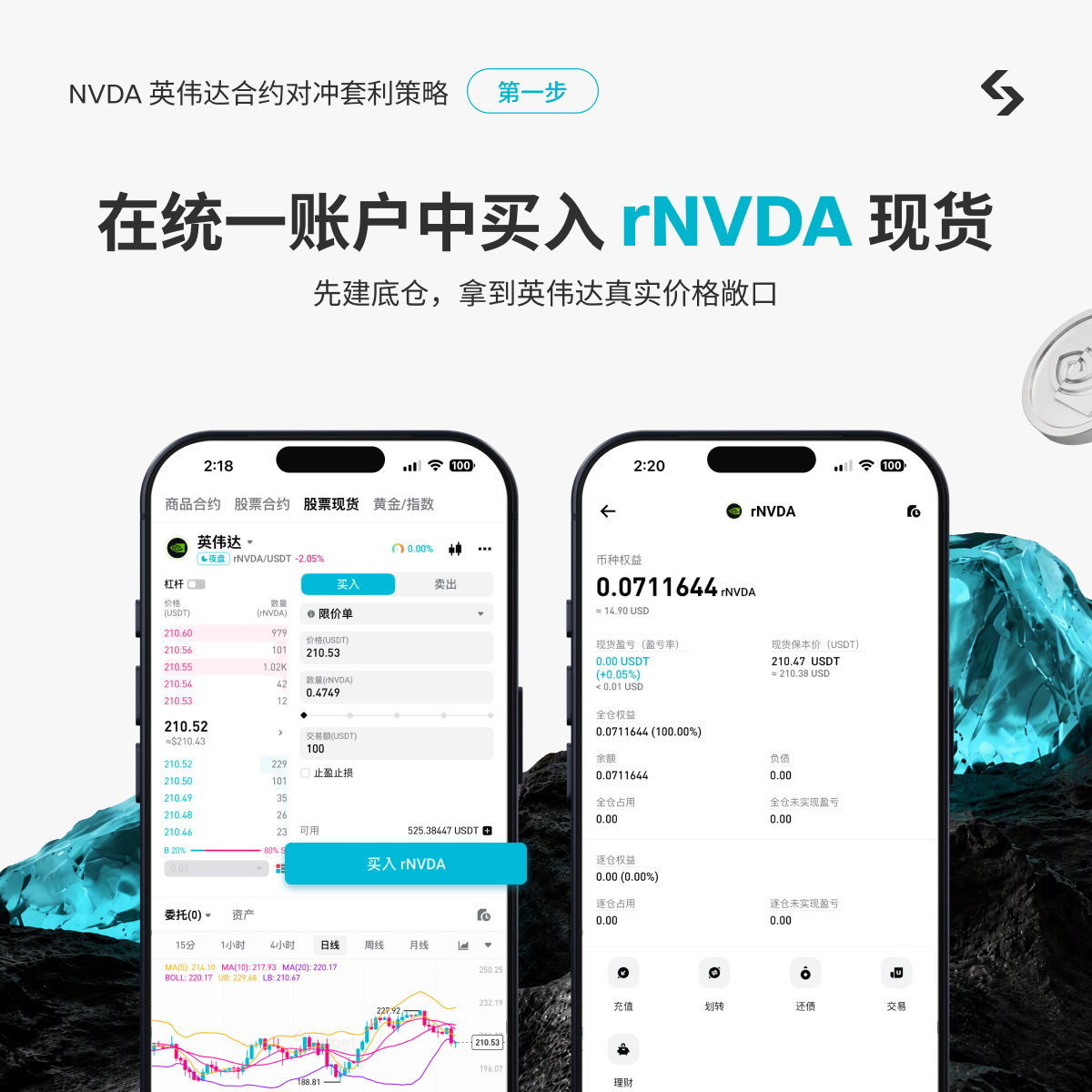 不赌NVDA 涨跌也能获利：如何利用Bitget股票套利且放大资金效率 image 0