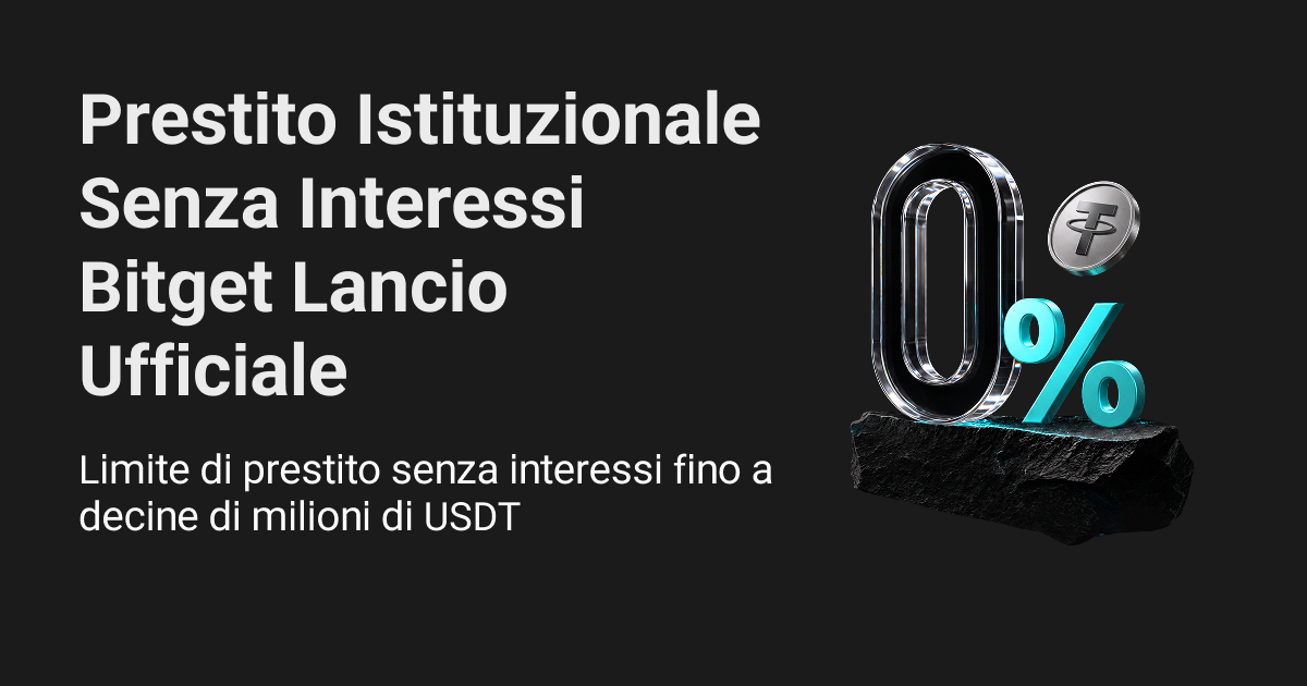 Programma di prestito senza interessi di Bitget