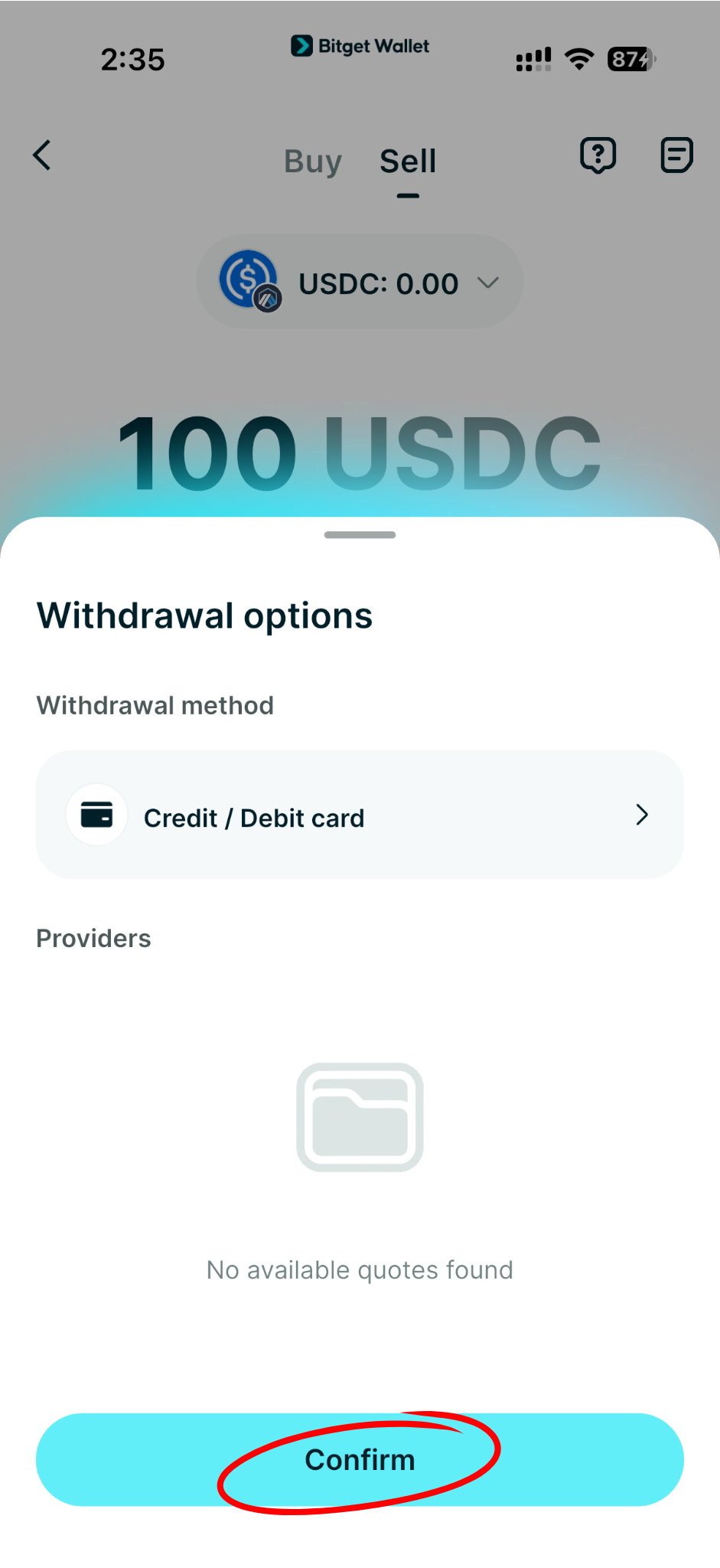 Cash Out USDC: How to Withdraw USDC to Bank Account? image 3