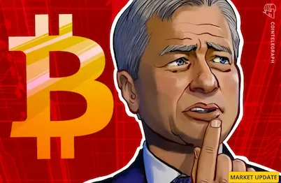 BTC price slips to $42.4K as JPMorgan CEO says Bitcoin 'does nothing'