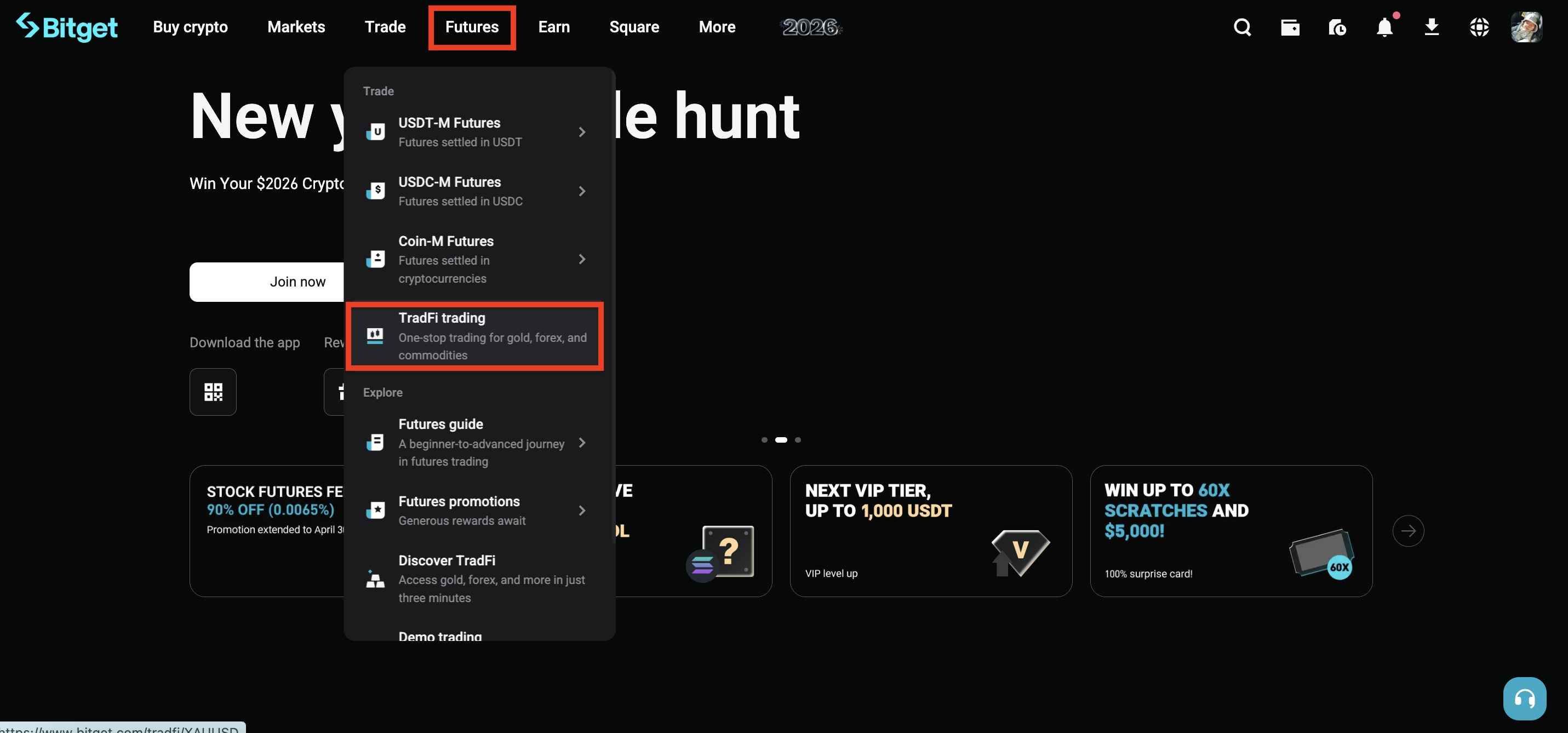 Getting Started with Bitget TradFi (Website Tutorial) image 0