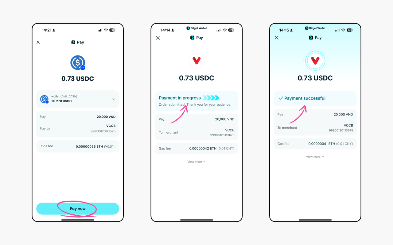 Eat, Drink, and Play Using Crypto with Bitget Wallet's Scan-to-Pay Feature! image 2