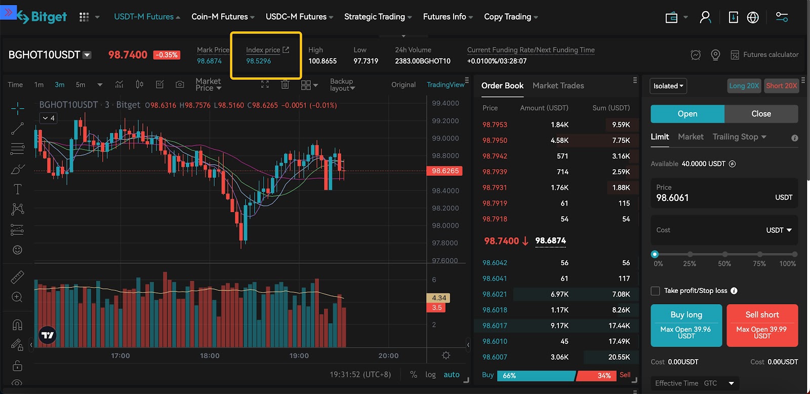 Bitget Index Futures: Operational Guidelines image 4