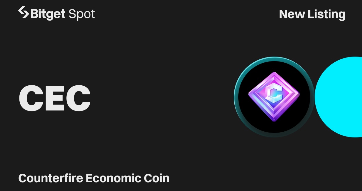 Bitget lists Gaming Platform Counterfire (CEC) on Launchpool with 11 Million CEC Prize Pool