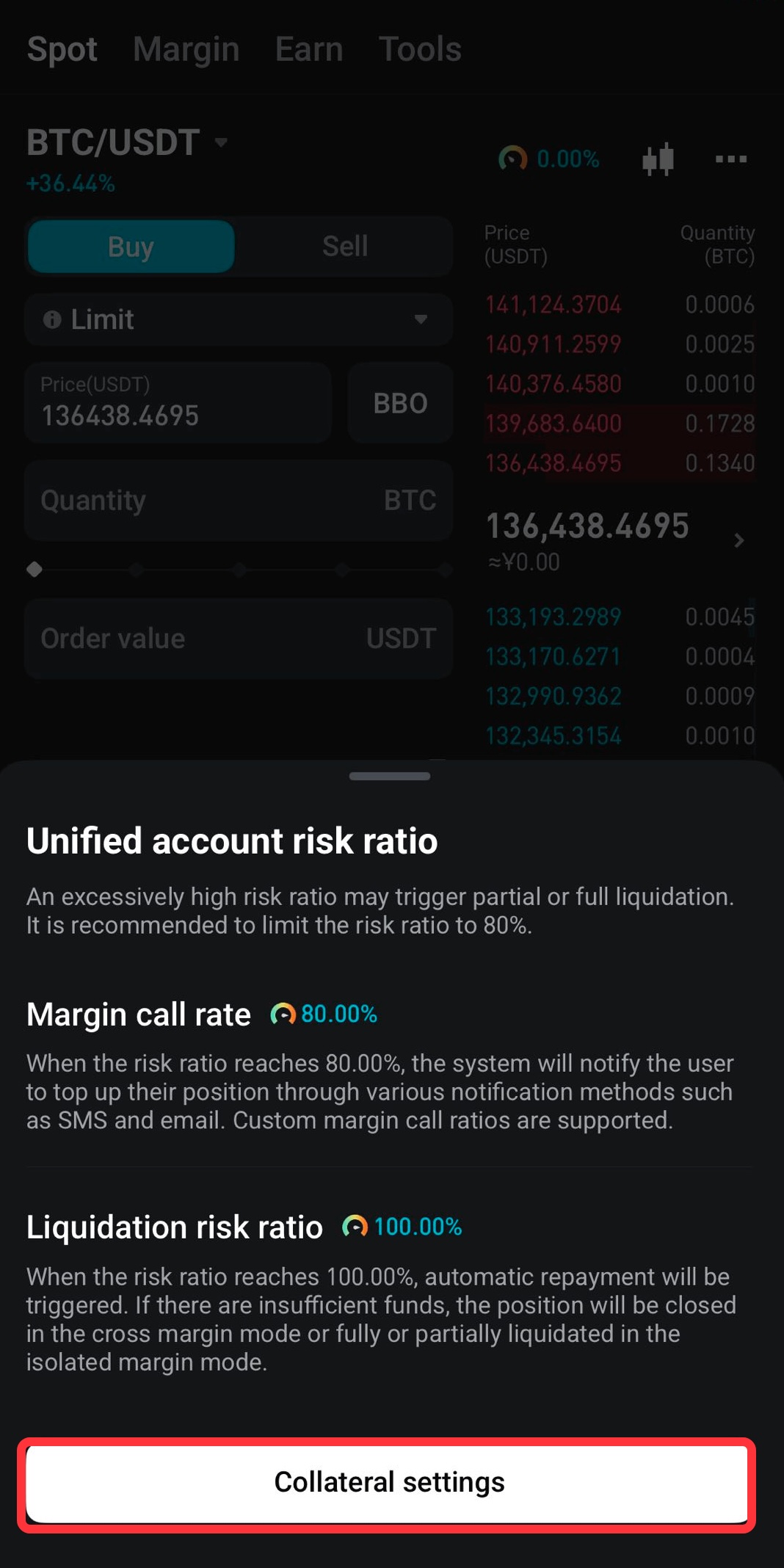 How to Manage Collateral Settings in Unified Trading Account?