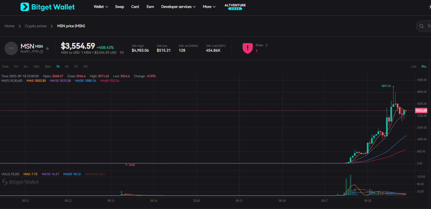 What is MSN (MSN): The Community-driven BNB Chain Token Behind a 33,740% Breakout image 2