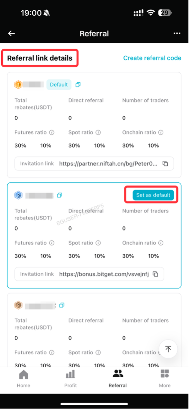 How to Create a Referral Code or Link on the Bitget Affiliate Portal?