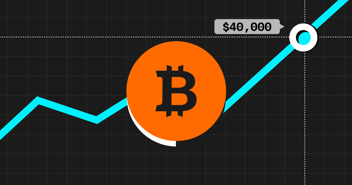 Bitcoin $40,000 chegarasini oshdi_ Oldinda muhim bosqich va boshqalar