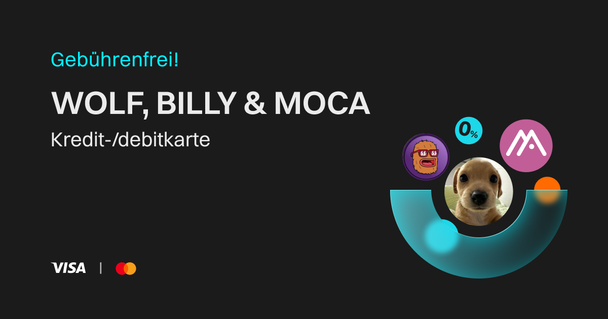 WOLF, BILLY & MOCA mit Kredit-/Debitkarte ohne Gebühren kaufen image 0