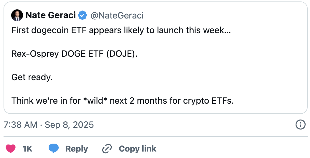 Dogecoin Price Prediction: How the DOGE ETF and Whale Treasury Signals Shape the Future image 0