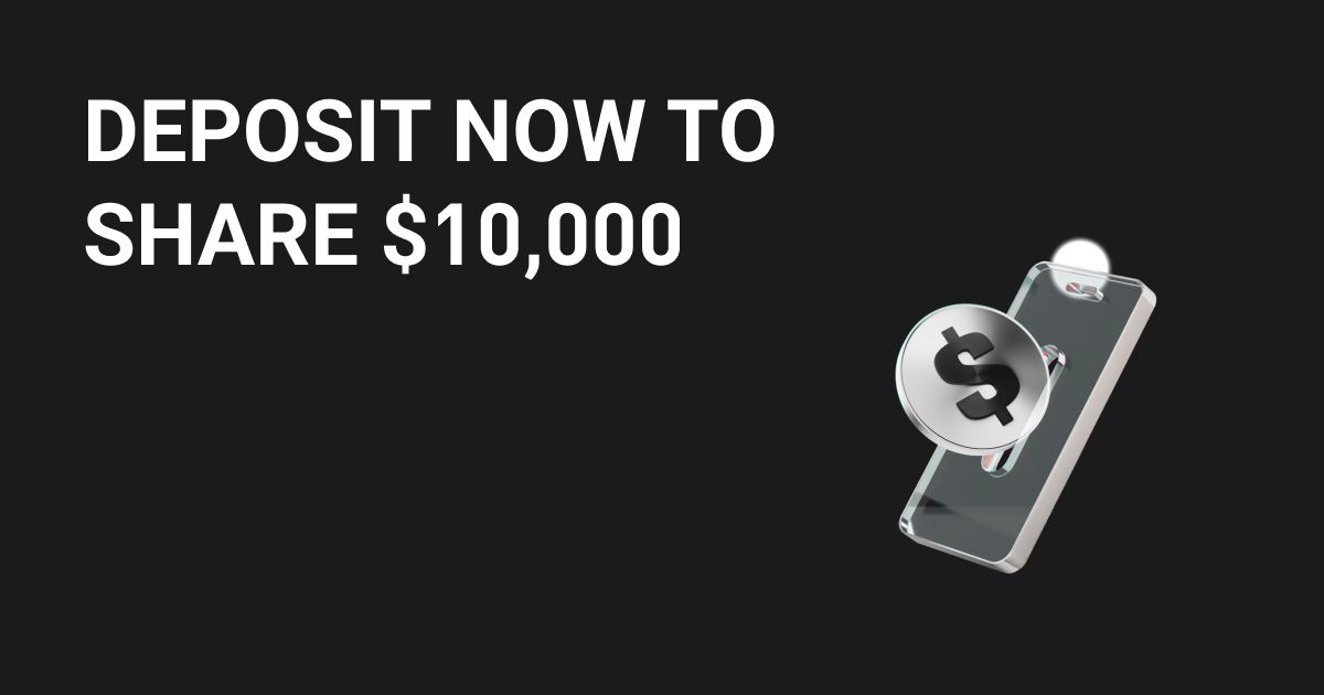 Deposit now to share $10,000 image 0
