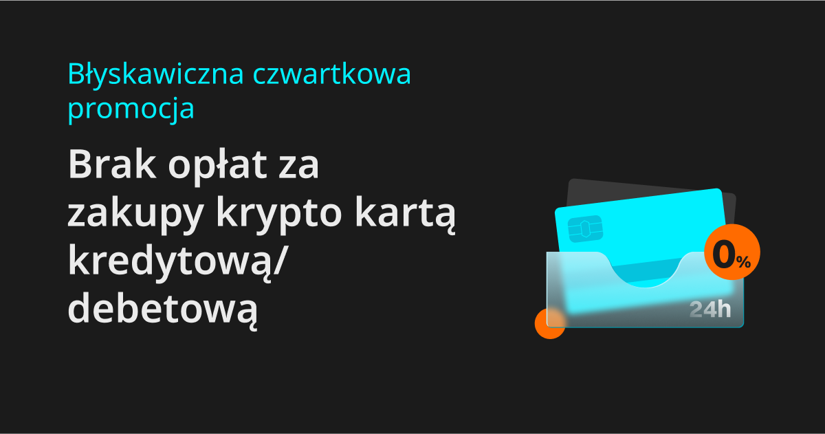 Błyskawiczna czwartkowa promocja: Brak opłat za zakupy krypto kartą kredytową/debetową image 0