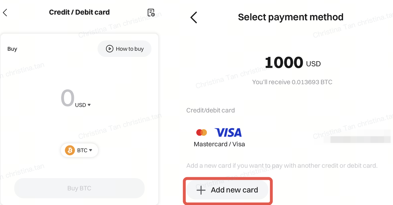 Paano bumili ng crypto gamit ang isang credit/debit card sa Bitget image 7