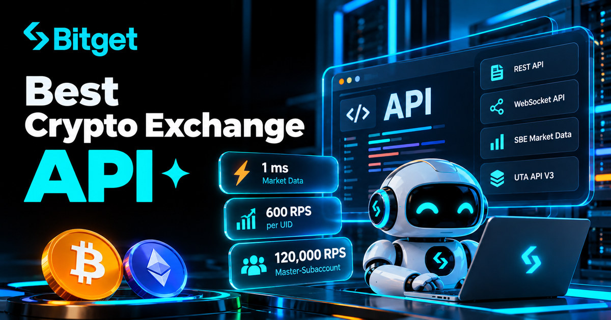 Which Crypto Exchange Has the Best API in 2026? Speed, Rate Limits, Features and How to Get Started on Bitget image 0