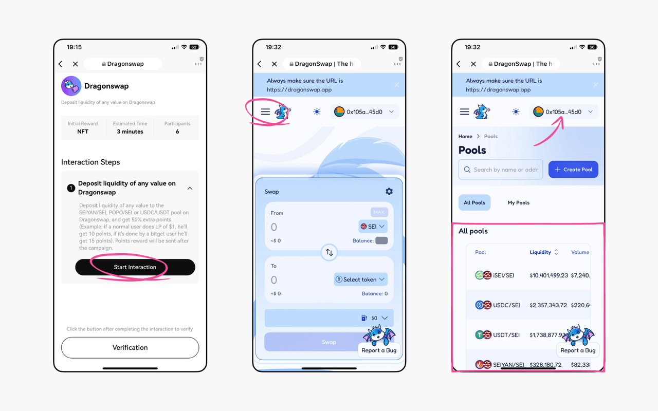 Task2Get: Interact with the Sei Network v2 Mainnet and Share $180,000 in $SEI and $365,000 in Points! image 4