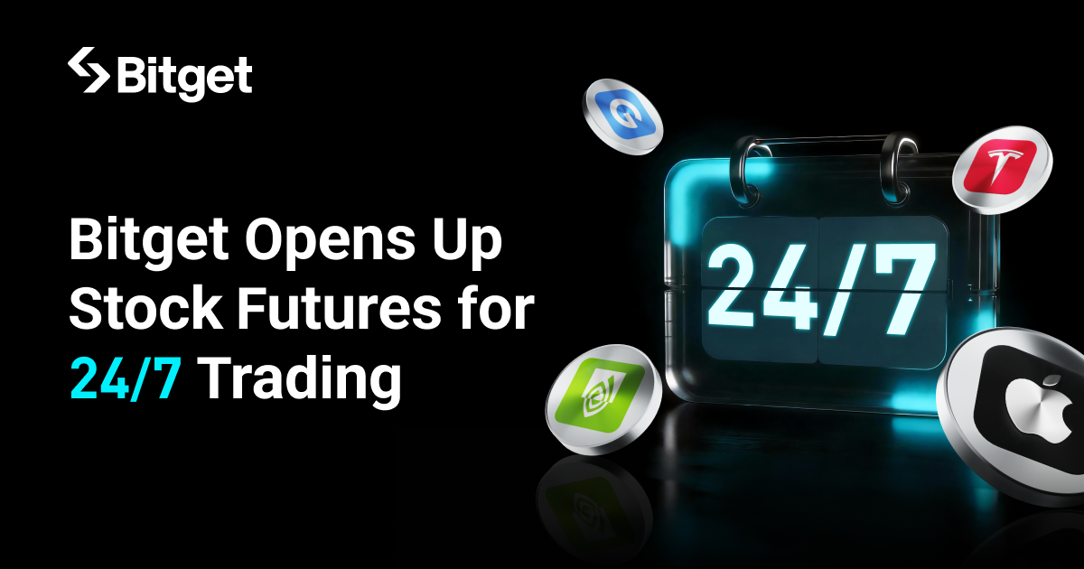 Bitget Opens Up Stock Futures for 24/7 Trading