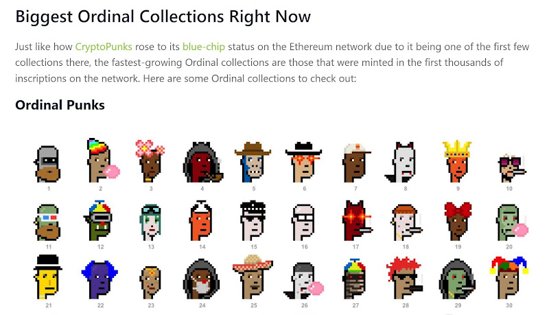 Top 5 Most Valuable Bitcoin Ordinals Collections That Are Leading the Market image 5