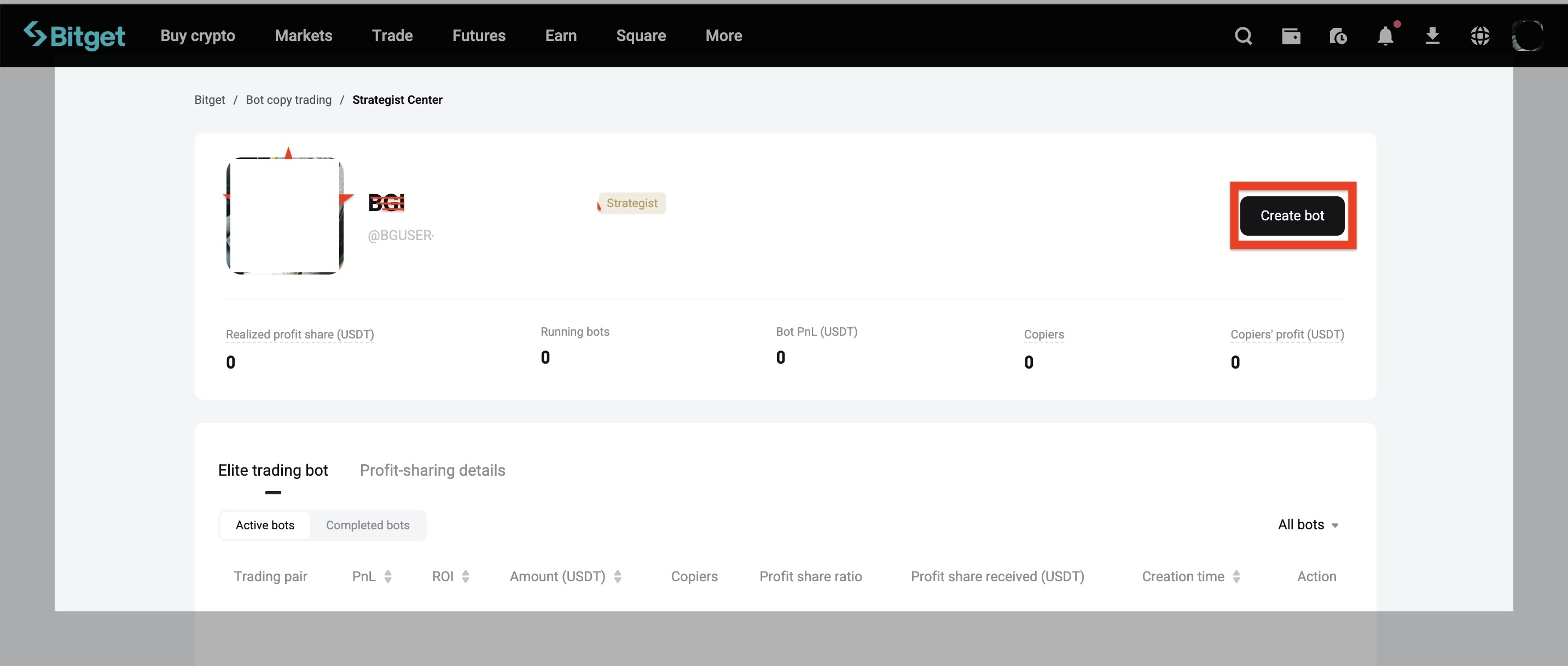 Getting Started with Bot Elite Trading on Bitget image 0