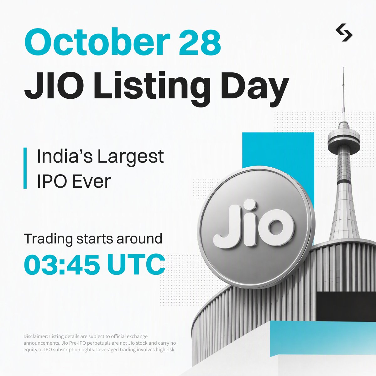 How to Trade Jio Stock Futures on Bitget: JIOUSDT, Leverage and Fees image 0