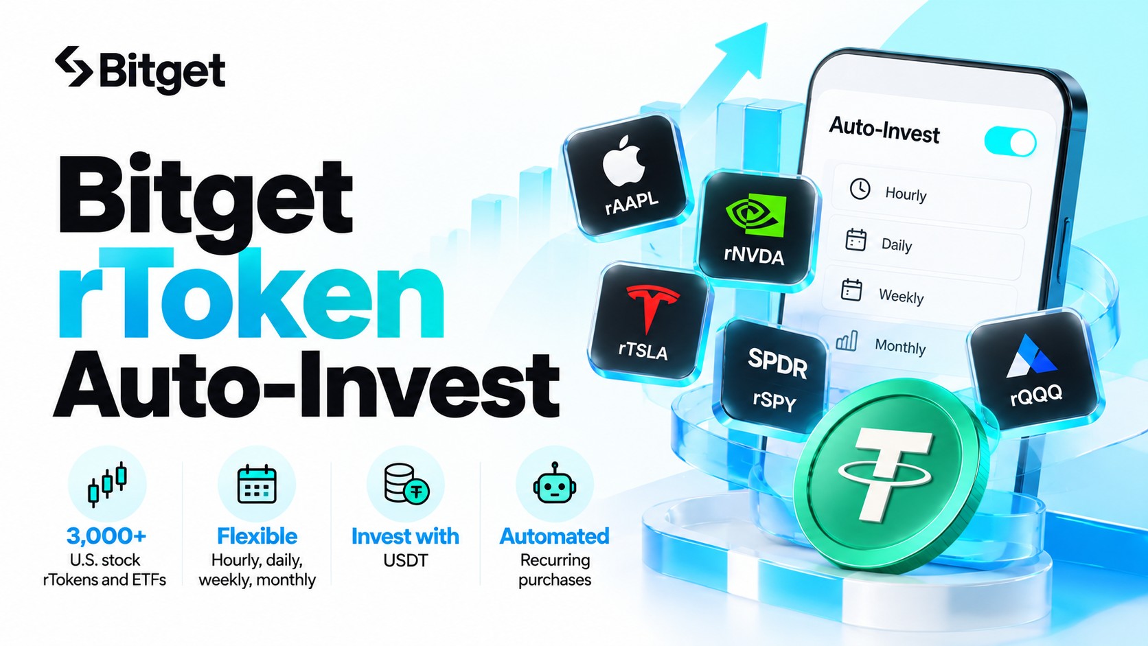 What Is Bitget rToken Auto-Invest? The Simpler Path to Building a U.S. Stock Portfolio image 0