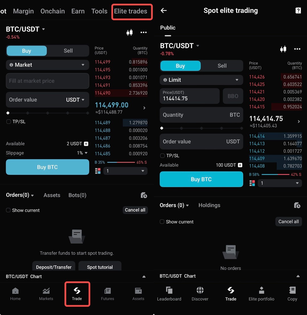 Spot Copy Trading Guide for Elite Traders on Bitget App image 1