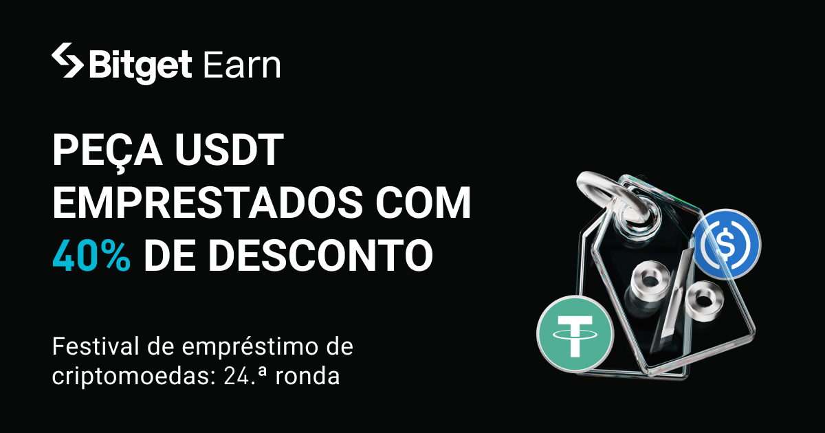 24.ª ronda do Festival de empréstimo de criptomoedas: peça USDT, USDC emprestados e beneficie de um desconto de APR de até 40% image 0