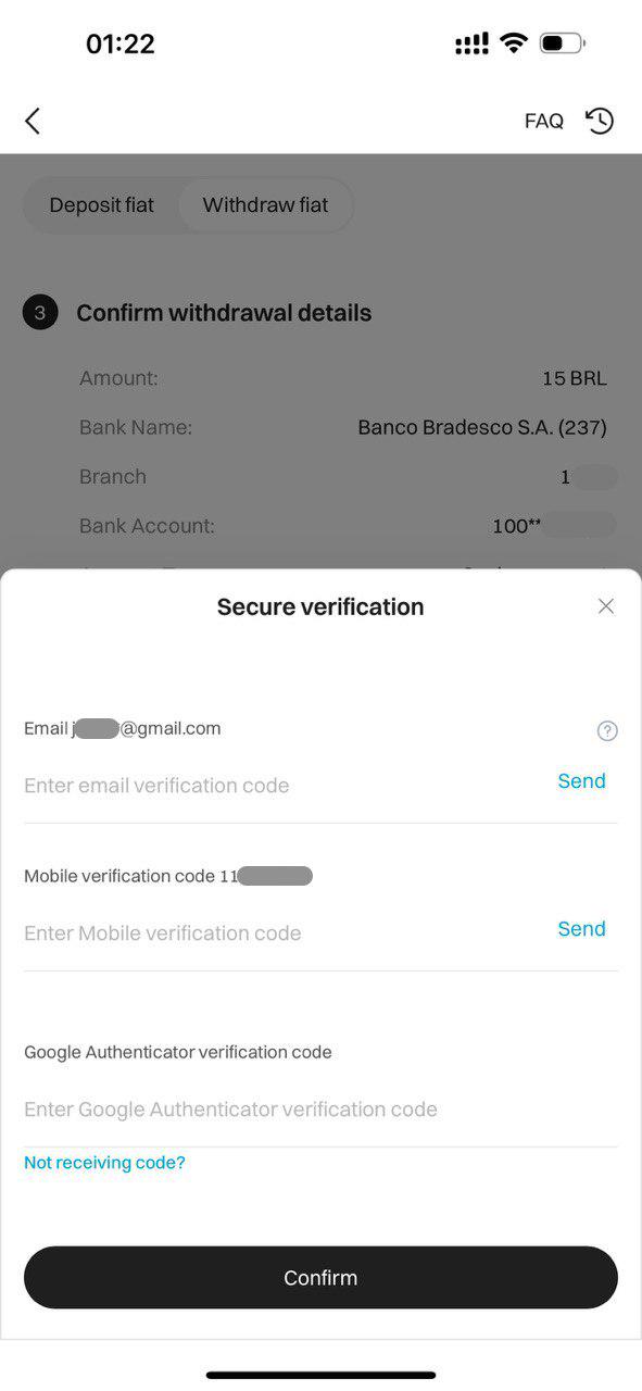 How to withdraw BRL on the Bitget App? image 3