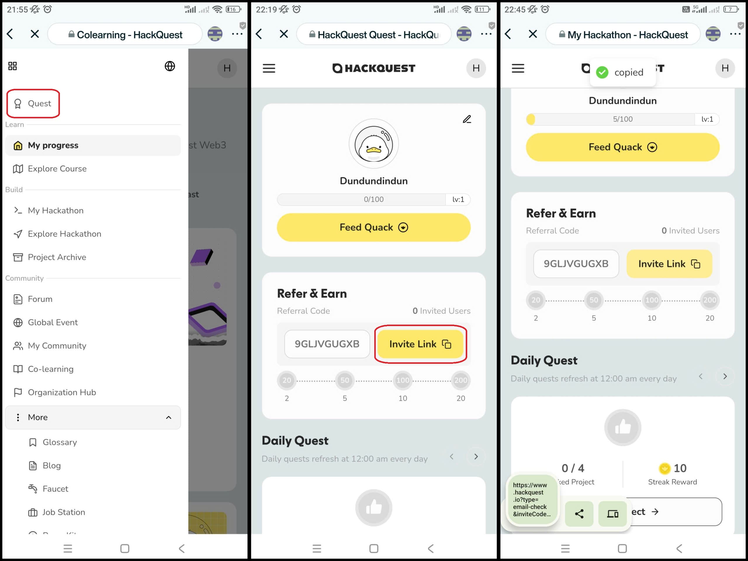 HackQuest Airdrop Guide: How to Participate and Claim HackQuest Rewards? image 8