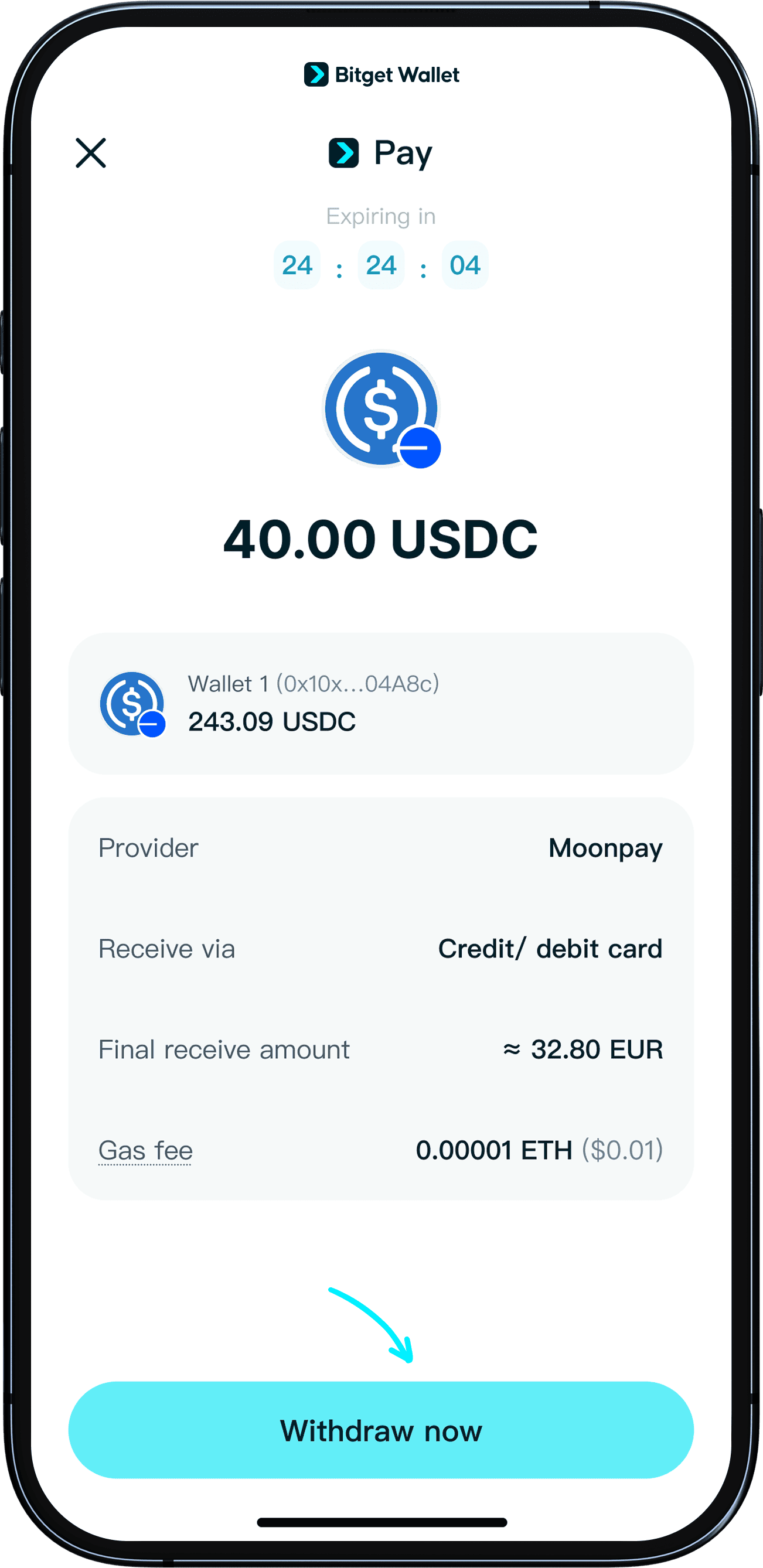 Cash Out USDC: How to Withdraw USDC to Bank Account? image 5