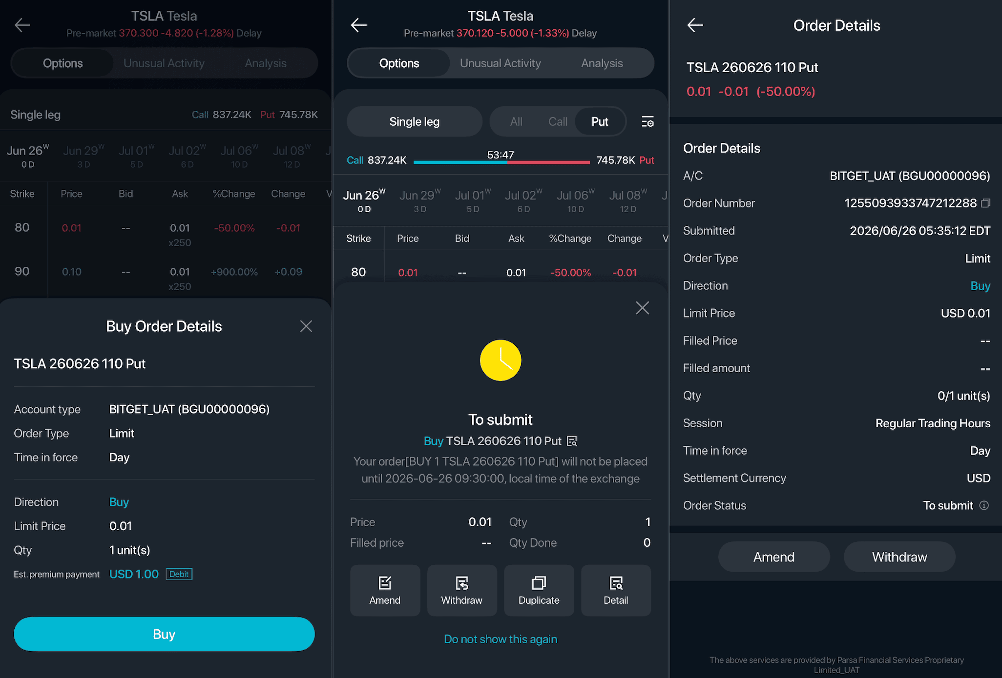 How to Buy U.S. Stock Options on Bitget?