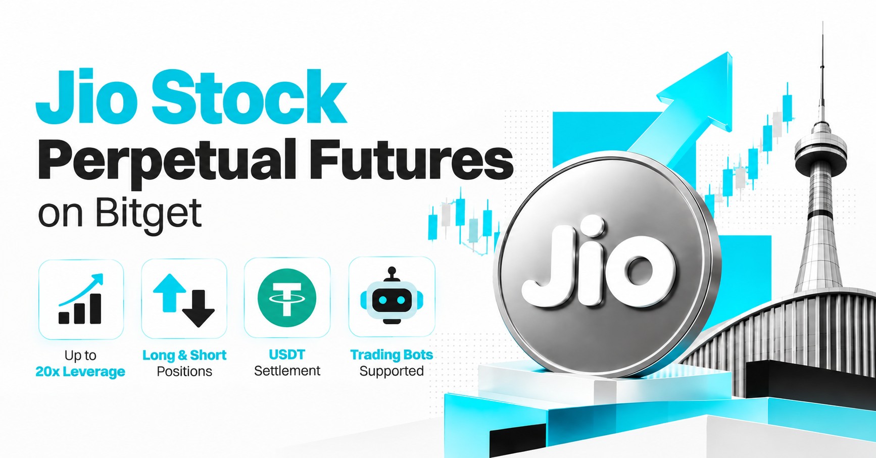 How to Trade Jio Stock Futures on Bitget: JIOUSDT, Leverage and Fees image 1