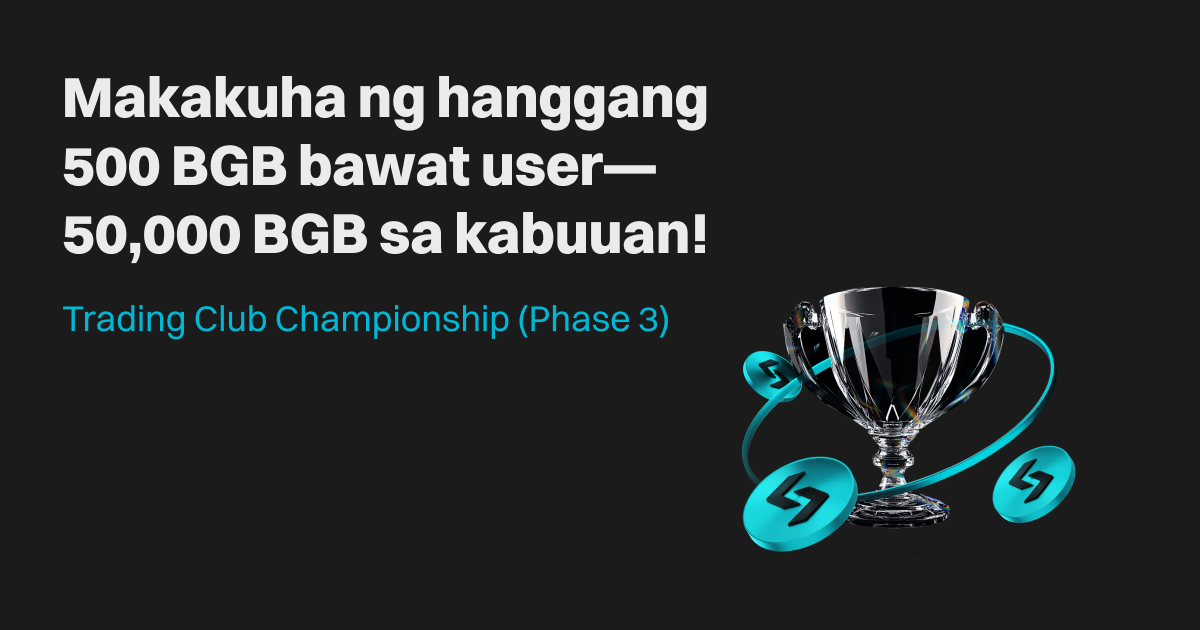 Bitget Trading Club Championship (Phase 3) – Kumuha ng bahagi ng 50,000 BGB, hanggang 500 BGB bawat user! image 0