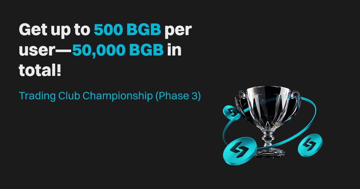 Bitget Trading Club Championship (Phase 3)—Grab a share of 50,000 BGB, up to 500 BGB per user! image 0