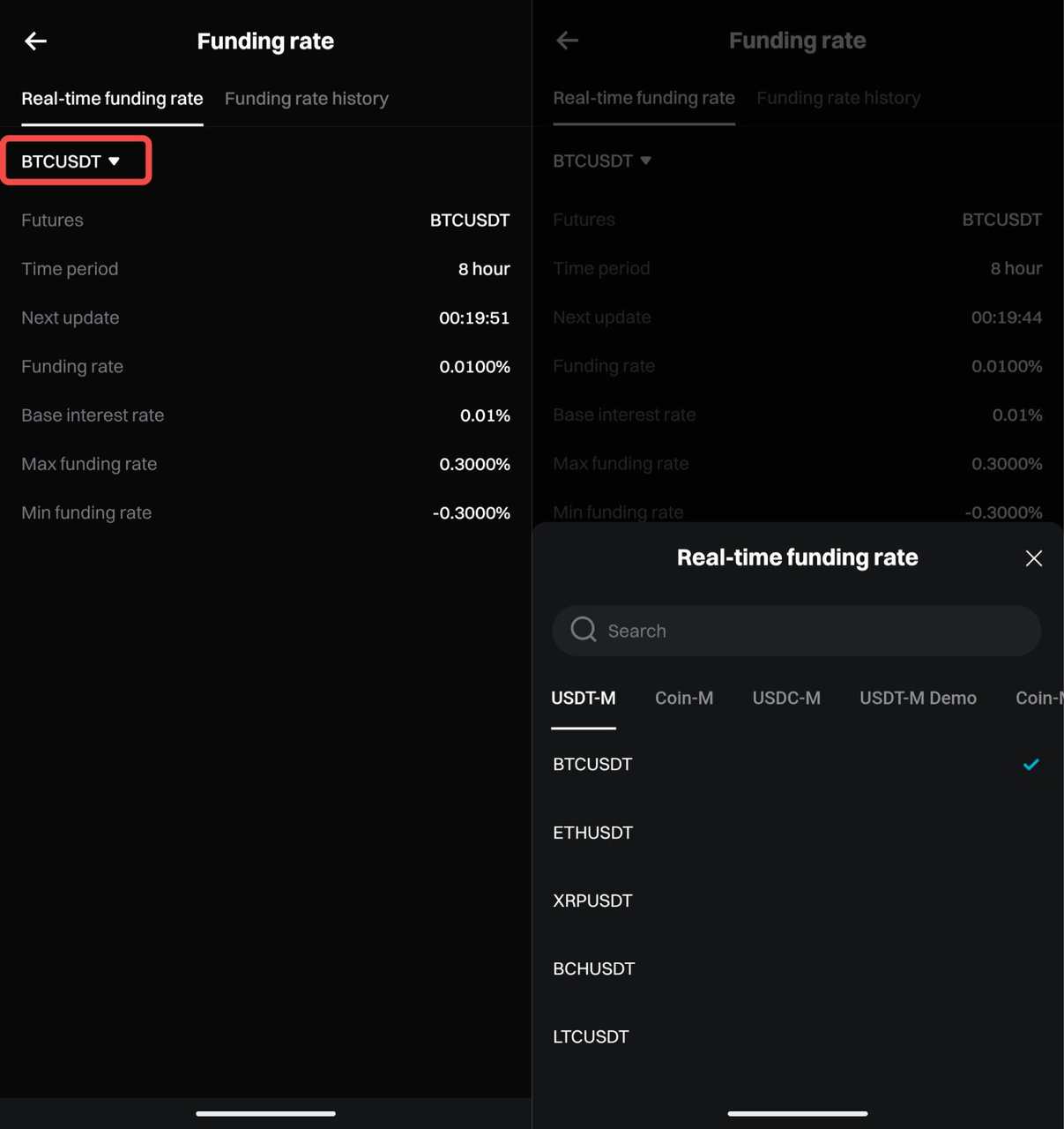 How to Check Historical Funding Rate on Bitget App? image 1