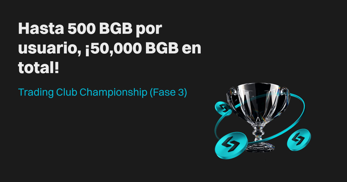 Bitget Trading Club Championship (fase 3): ¡Compartí 50,000 BGB, hasta 500 BGB por usuario! image 0